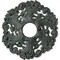 Ekena Millwork Orrington Medallion (Canopies up to 4 3/4"), 19 5/8"OD x 4 3/4"ID x 1 3/4"P, Athenian Green Crackle CM19ORAGC - alternate 1